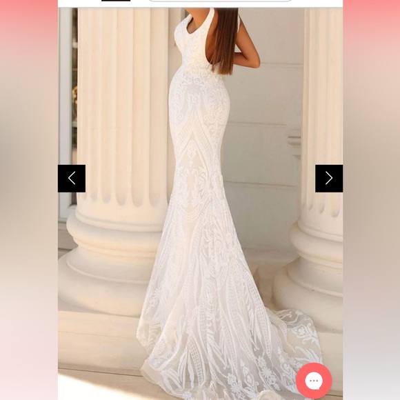 Gorgeous wedding gown or prom dress - Picture 3 of 8